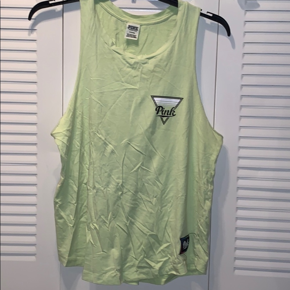 Pink by Victoria secret cut off tee